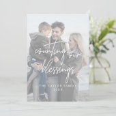 白いお洒落恵み2縦写真 シーズンカード (スタンド正面)