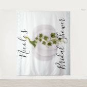 白いかぼちゃのストーリーブックチックな秋のウェディングタペストリー タペストリー (正面)