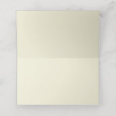 白いかわいらしりんご花のテーブル名座席表 プレイスカード (内部開封)