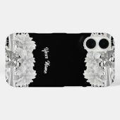 白いかわいらしレース Case-Mate iPhoneケース (裏面 (横))