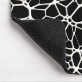 白いくもの巣テクスチャ+あなたのbachgr.&アイディア マウスパッド (コーナー)