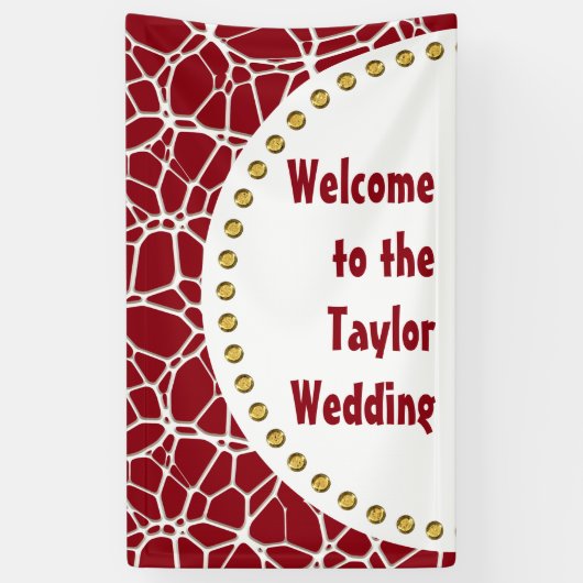 白いくもの巣テクスチャ+あなたのbachgr.&アイディア 横断幕 (縦)