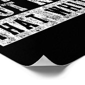 白いけどそこまで白くない面白いミーム引用古着 ポスター (角)