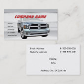 白いごまかしの積み込みの名刺 名刺 (正面/裏面)