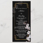 白いさくらんぼの花&ゴールデンフレーム プログラム (正面)