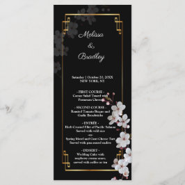 白いさくらんぼの花&ゴールデンフレーム プログラム