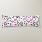 白いさくらんぼの花 ボディピロー (裏面)