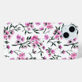 白いさくらんぼの花 Case-Mate iPhoneケース (裏面 (横))