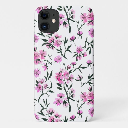 白いさくらんぼの花 Case-Mate iPhoneケース (裏面)
