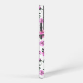 白いさくらんぼの花 SAMSUNG GALAXYケース (右側面)