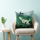 白いさくらんぼ クッション (椅子)