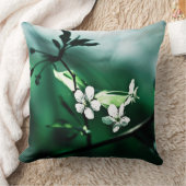 白いさくらんぼ クッション (ブランケット)