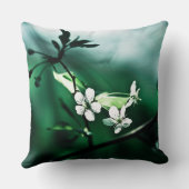 白いさくらんぼ クッション (裏面)