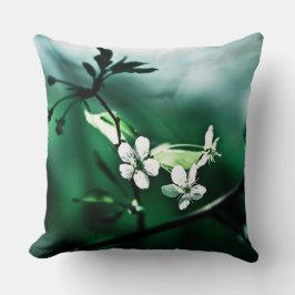 白いさくらんぼ クッション