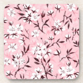 白いさくらんぼ コースター (正面)