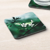 白いさくらんぼ コースター (左側)