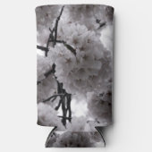 白いさくらんぼ スリム缶クーラー (正面)