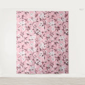 白いさくらんぼ タペストリー (正面)