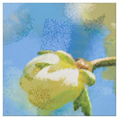 白いさくらんぼ ファブリック (見本)