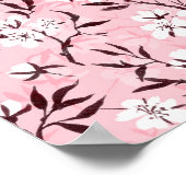 白いさくらんぼ ポスター (角)