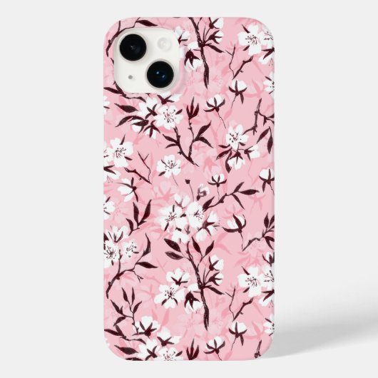 白いさくらんぼ Case-Mate iPhoneケース (裏面)