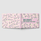 白いちごキュートなパイネリカスタムーのベビーシャワー ゲストブック (全面)