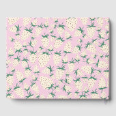 白いちごキュートなパイネリカスタムーのベビーシャワー ゲストブック (裏面)