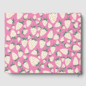 白いちごキュートなパイネリカスタムーのベビーシャワー ゲストブック (裏面)