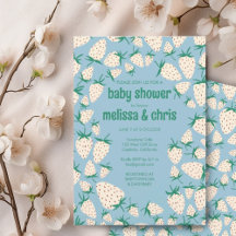 白いちごキュートなパイネリカスタムーのベビーシャワー