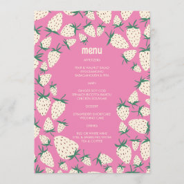 白いちごキュートなパイネリーハンドドローカスタムド メニュー