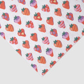 白いちご図解入りの、写真付きのめ 薄葉紙 (詳細)