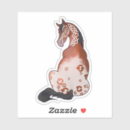 白いはっきりしたケルトの爽やかな香り シール