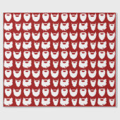 白いひげ ラッピングペーパー (フラット)