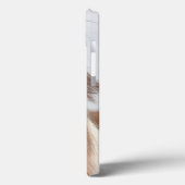 白いアイスランドの馬のHeadshot Case-Mate iPhoneケース (裏面 / 左)