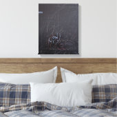 白いアイディアとブラックボード3キャンバス キャンバスプリント (インサイチュ (寝室))