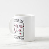 白いアイディアPyromaniac Librarian コーヒーマグカップ (正面左)