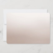 白いアイボリーフローラ日付カードの保存 セーブザデート (裏面)