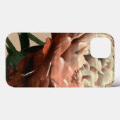 白いアクセントのルビー色の赤いバラ Case-Mate iPhoneケース (裏面 (横))