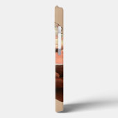 白いアクセントのルビー色の赤いバラ Case-Mate iPhoneケース (裏面 / 左)