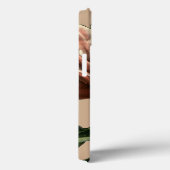 白いアクセントのルビー色の赤いバラ Case-Mate iPhoneケース (裏面 / 右)