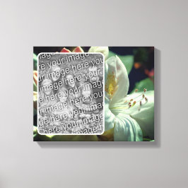 白いアザレアの花 自分だけの写真を作ろう キャンバスプリント