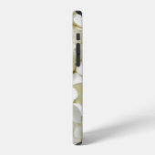白いアジサイの花 iPhoneケース (左側面)