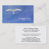 白いアジサシの名刺 名刺 (正面/裏面)