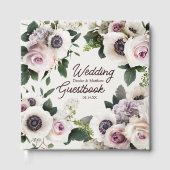 白いアネモネの雪の白 ゲストブック (正面)