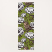 白いアネモネ園のレンチ ヨガマット (正面)