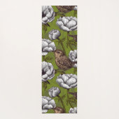 白いアネモネ園のレンチ ヨガマット (裏面)