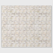 白いイグルー雪ブロック ラッピングペーパー (フラット)