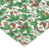 白いイチゴ テーブルクロス (アングル)