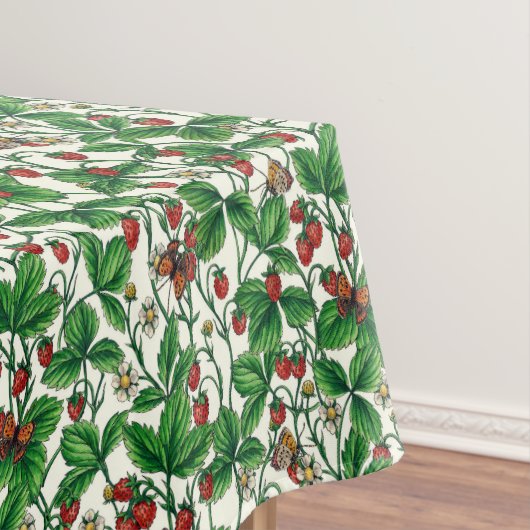 白いイチゴ テーブルクロス (インサイチュ)