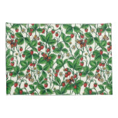 白いイチゴ 枕カバー (裏面-右)